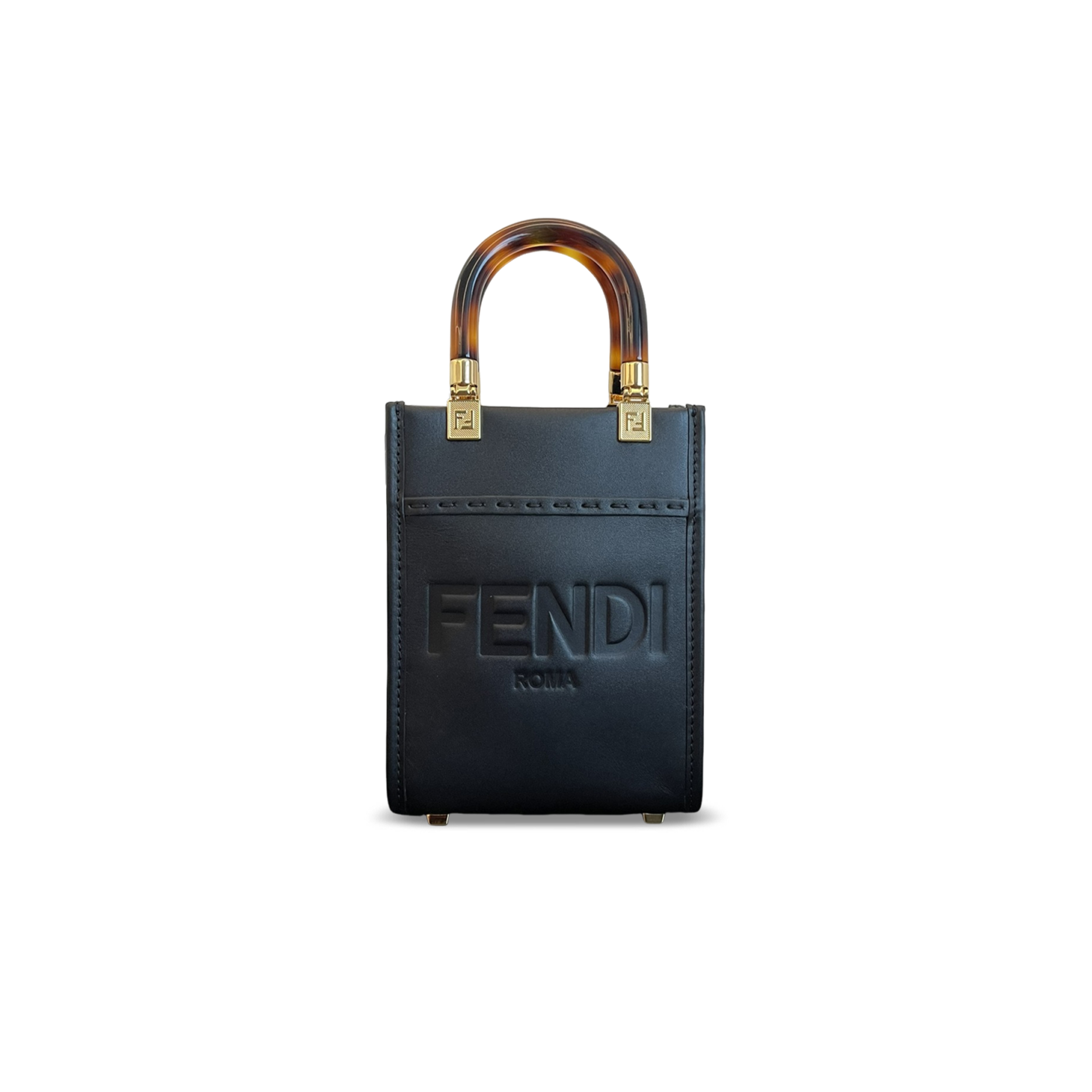 FENDI VERTIGO MINI SUNSHINE SHOPPER 8BS051 (18*13*6.5cm)